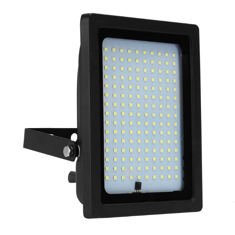 2 Db 20w Vízálló 150 Led-es Flood Light Távirányítós Fényérzékelő Napelemes Fény