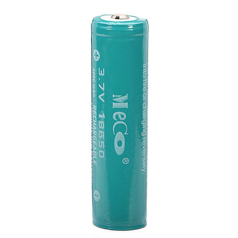 2 Db Meco 3.7v 4000mah Védett Újratölthető 18650 Li-ion Akkumulátor