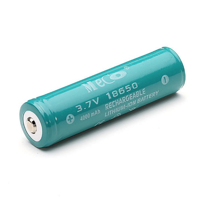 2 Db Meco 3.7v 4000mah Védett Újratölthető 18650 Li-ion Akkumulátor