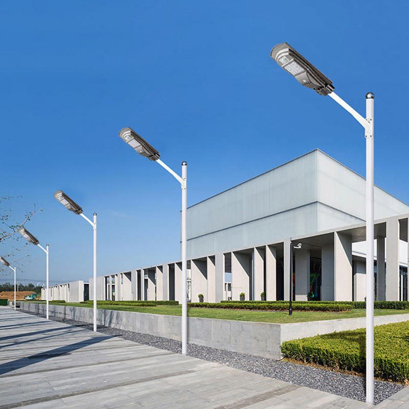 20w 40w 60w Led Solar Pir Mozgásaktivált Érzékelő Wall Street Light Kültéri Lámpa