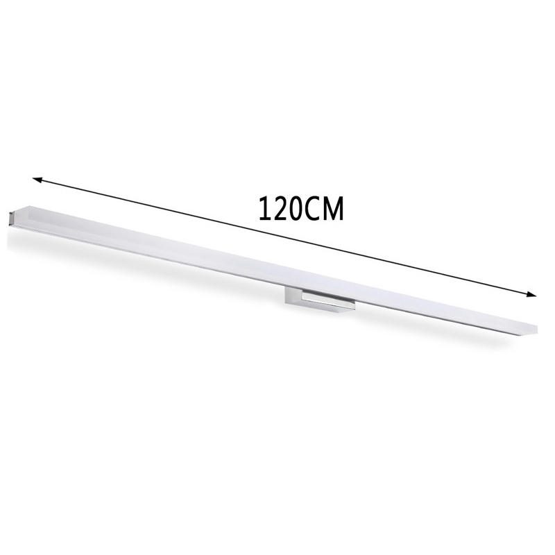 20w Modern Fürdőszobai Led Páramentes Tükör Első Smink Fali Lámpa Mosdó 120cm