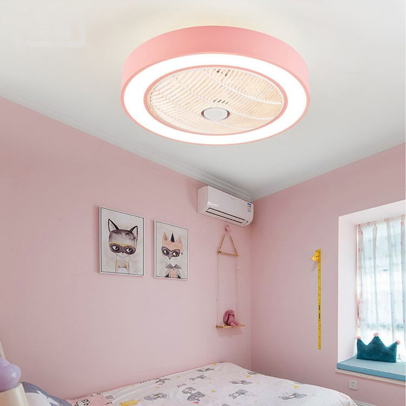 220v 50cm Led Mennyezeti Ventilátor Lámpa App Bt Távirányító 3 Színben Szabályozható 3 Sebességes Szél Beltéri Hálószobához