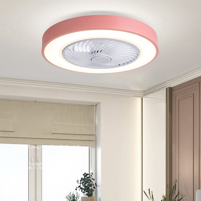 220v 50cm Led Mennyezeti Ventilátor Lámpa App Bt Távirányító 3 Színben Szabályozható 3 Sebességes Szél Beltéri Hálószobához