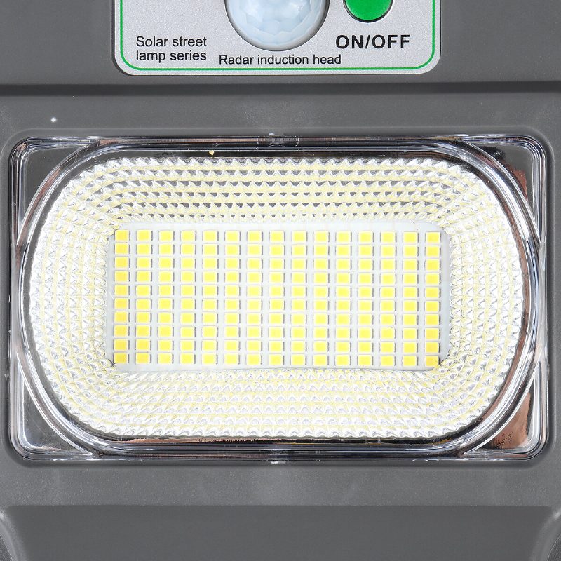 240w 480w 720w Led Utcai Fény Szürke Shell 2835 Napelemes Lámpa Pir Mozgásérzékelő Vízálló Kerti Világítás