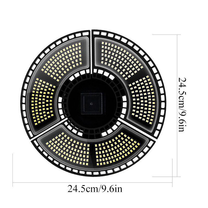 288/360/432/504led Összecsukható E27 Garázslámpa Deformálható Mennyezeti Lámpa Ip68