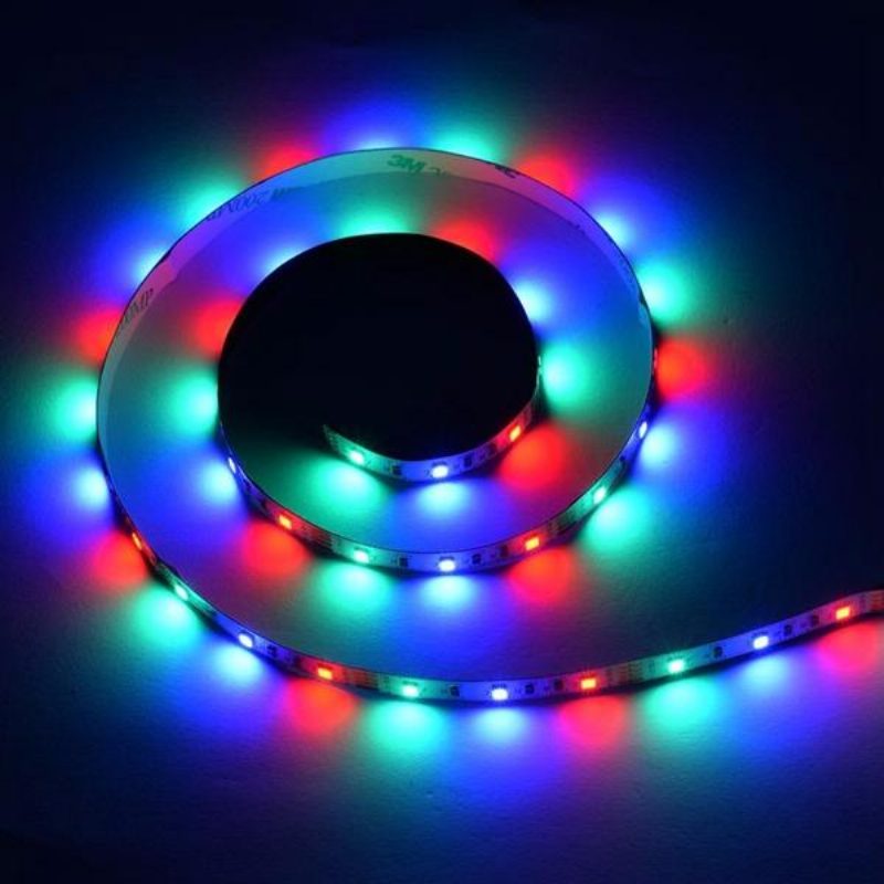 2m 3m 5m Usb Vízálló Smd 2835 Rgb Tv Háttér Szalaglámpa 17 Gombos Rf Távirányító Dc5v