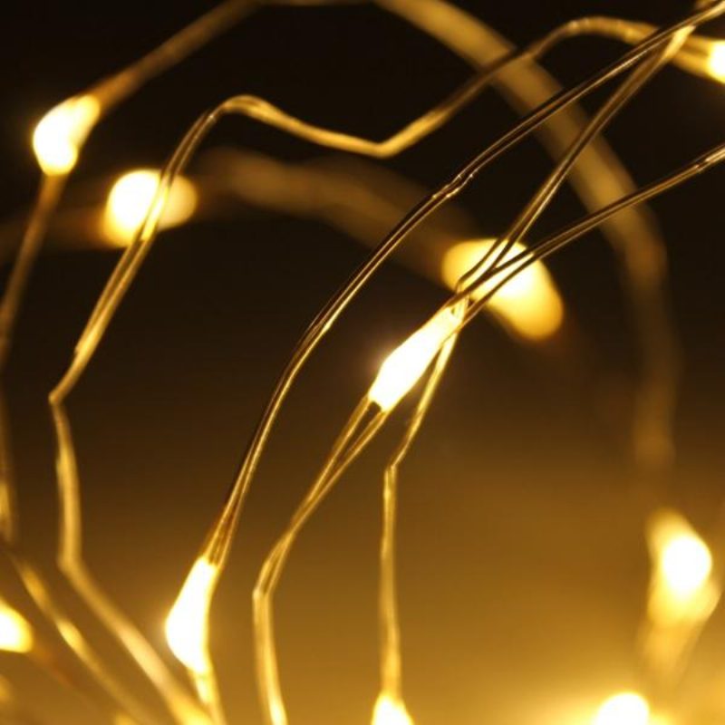 2m Led String Fairy Waterproof Petals Light Party Lámpa Xmas Tree Esküvői Dekor