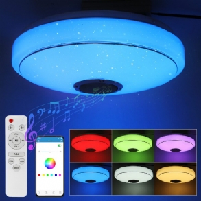 30 cm-es 36 W-os Rgbw Led Mennyezeti Lámpa Távirányítóval Bluetooth Hangszóró App Control Éjszakai Hálószoba Otthoni Party Dekorációs Lámpák 220v