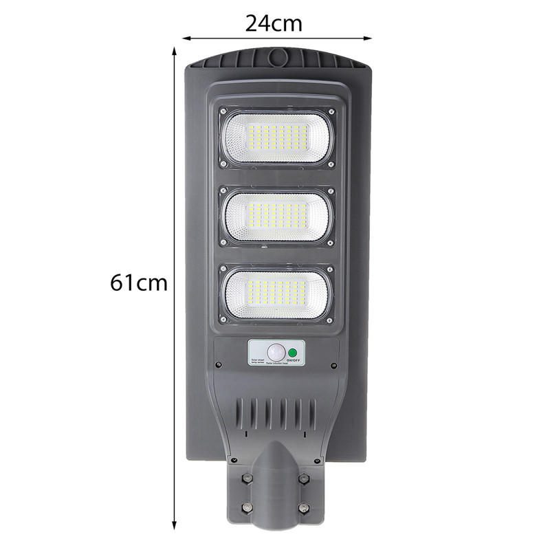 300/600/900w 150/300/450 Led Solar Street Light Pir Mozgásérzékelős Kültéri Fali Lámpa + Távirányító