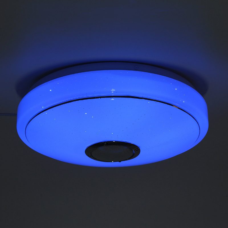 33cm 36w Bluetooth Music Led Mennyezeti Lámpa Rgb Star Sztereó Hangszóró Távirányítóval Ac170-265v/85-265v