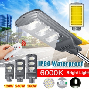 360w 36000lm 351 Led Wall Street Light Napelemes Mozgásérzékelős Lámpa Vezérléssel