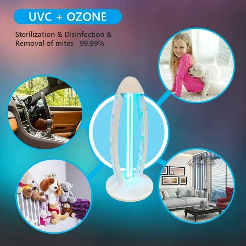 38 W Uvc Ózon Ultraibolya Germicid Lámpa Uv Sterilizáló Kvarc Fények 220 V