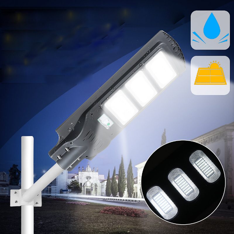 40w 80w 120w Solar Street Light Pir Mozgásérzékelő Led Kültéri Kerti Fali Lámpa