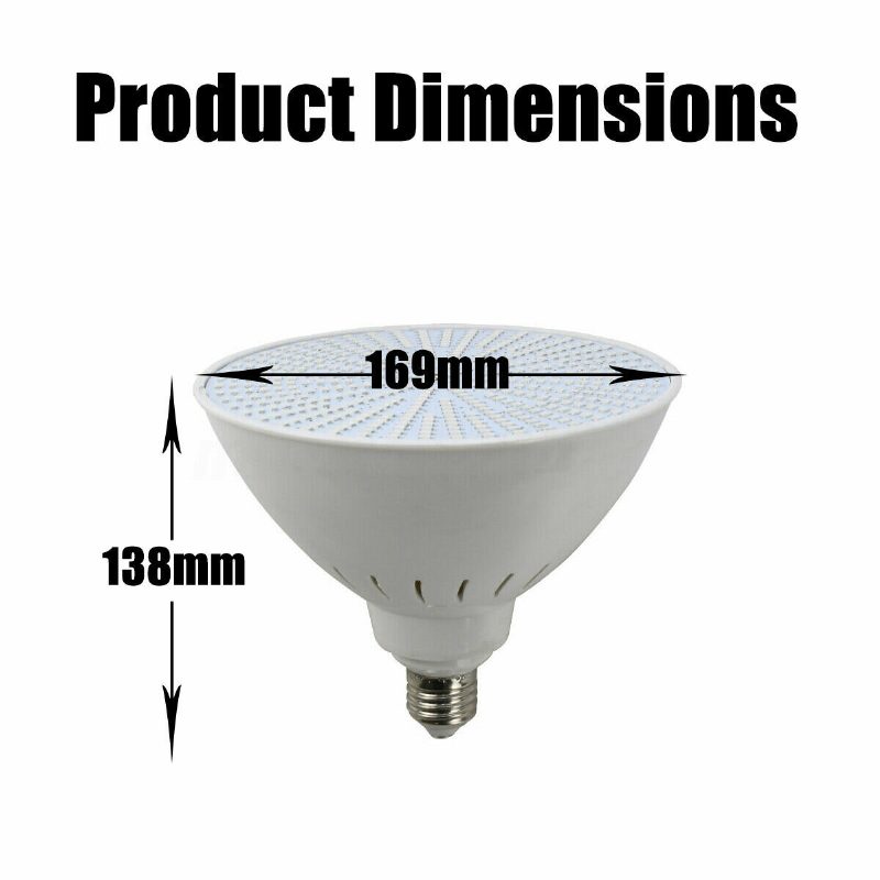 423led 40w Színváltó Led Úszómedence Világítás Víz Alatti Fény Rgb Távirányítós Lámpatest Villanykörte Pentair Hayward