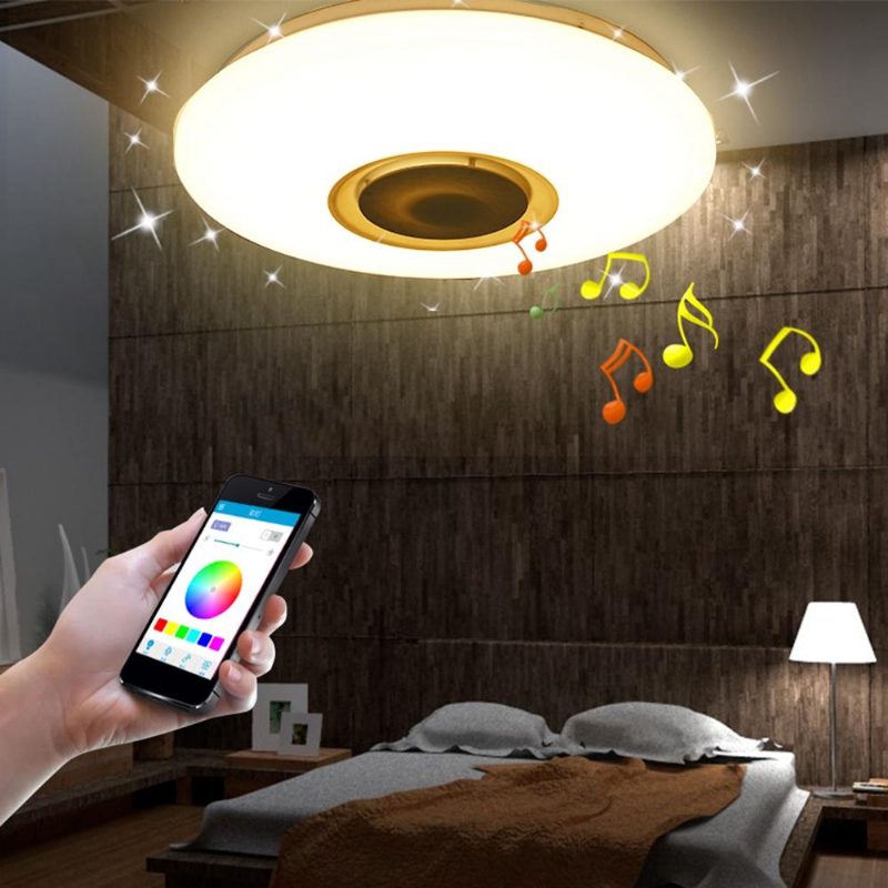 48w 102 Led Rgbw Csillagfény Mennyezeti Lámpa Zenelámpa Bluetooth Szalon Hálószoba App Control Ac85-265v