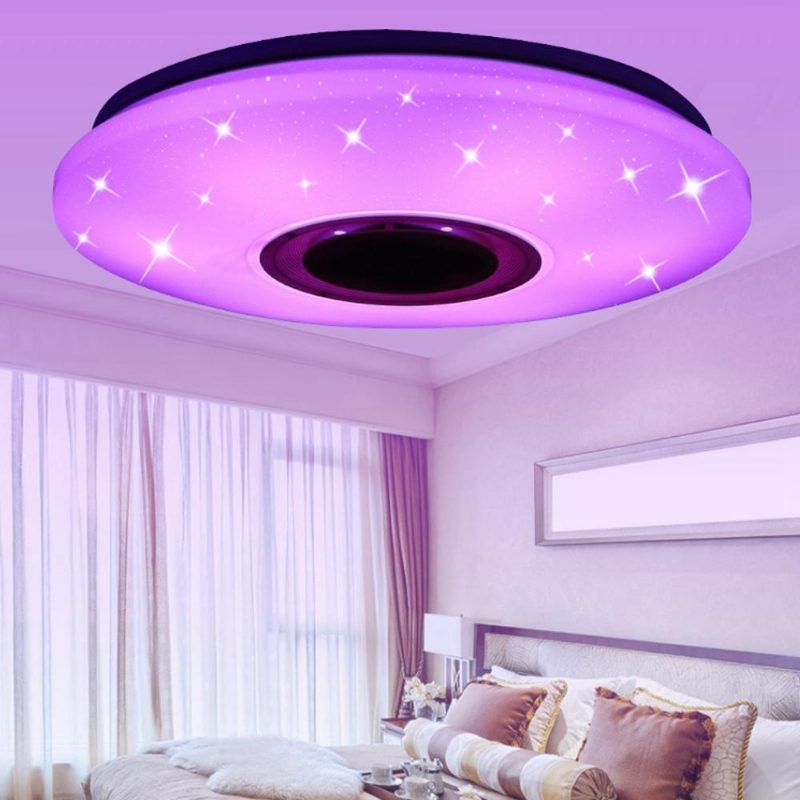 48w 102 Led Rgbw Csillagfény Mennyezeti Lámpa Zenelámpa Bluetooth Szalon Hálószoba App Control Ac85-265v