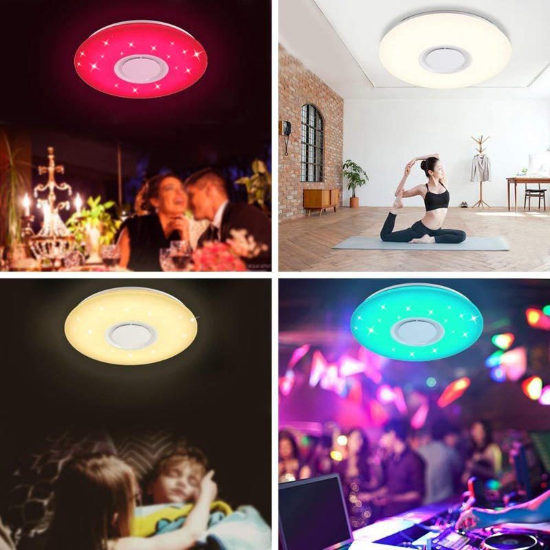 48w 102led Szabályozható Rgbw Zenés Mennyezeti Lámpa Starry Sky Bluetooth App Control