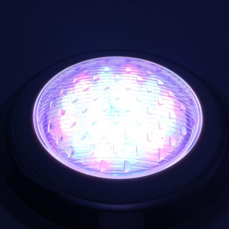 54 W Rgb Távirányítós Led Úszómedence Lámpa Víz Alatti Vízálló Falra Szerelhető Éjszakai