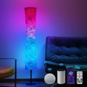 58"-os Lágy Fényű Modern Led-es Állólámpa Rgb Színváltós Szöveternyő App+távirányító