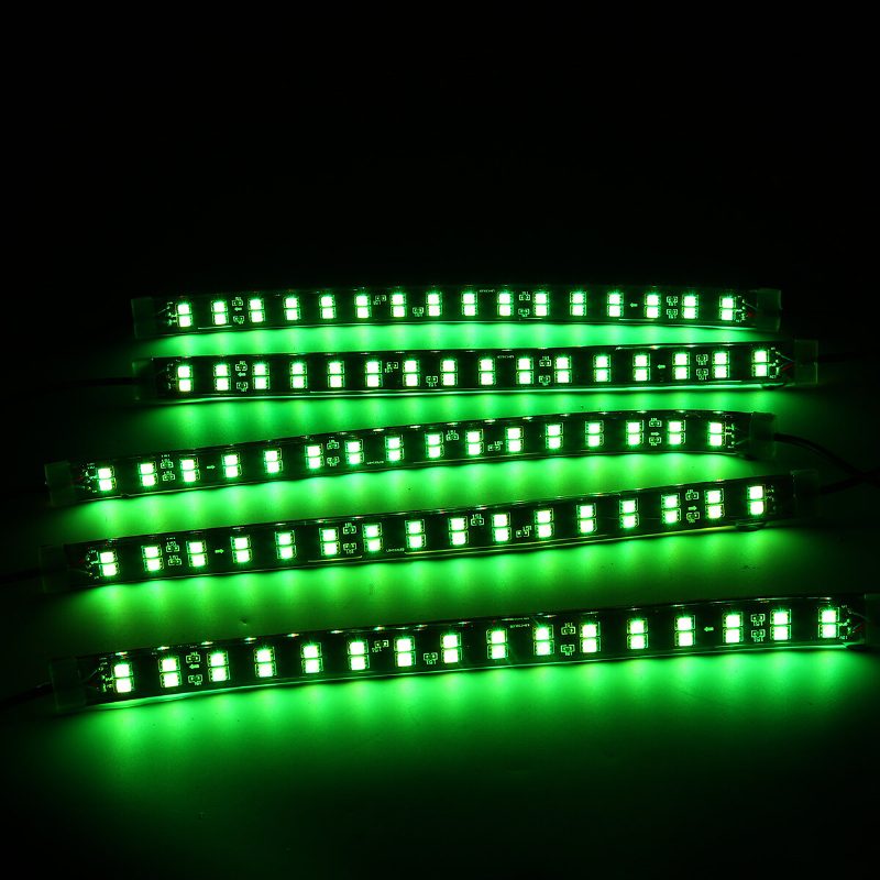 6/8db 5050 Led Autós Szalag Alávilágítás Dc12v 40w Rgb Led Neon Autó Under Glow Atmosphere Szalagfény App Bluetooth Vezérlés