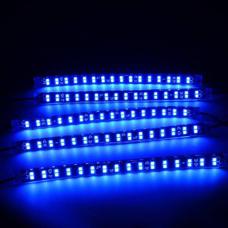 6/8db 5050 Led Autós Szalag Alávilágítás Dc12v 40w Rgb Led Neon Autó Under Glow Atmosphere Szalagfény App Bluetooth Vezérlés