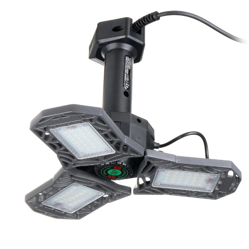 60w 80w Led Garázsbolt Work Flood Light Otthoni Mennyezeti Lámpatest Deformálható Lámpa Ac85-265v