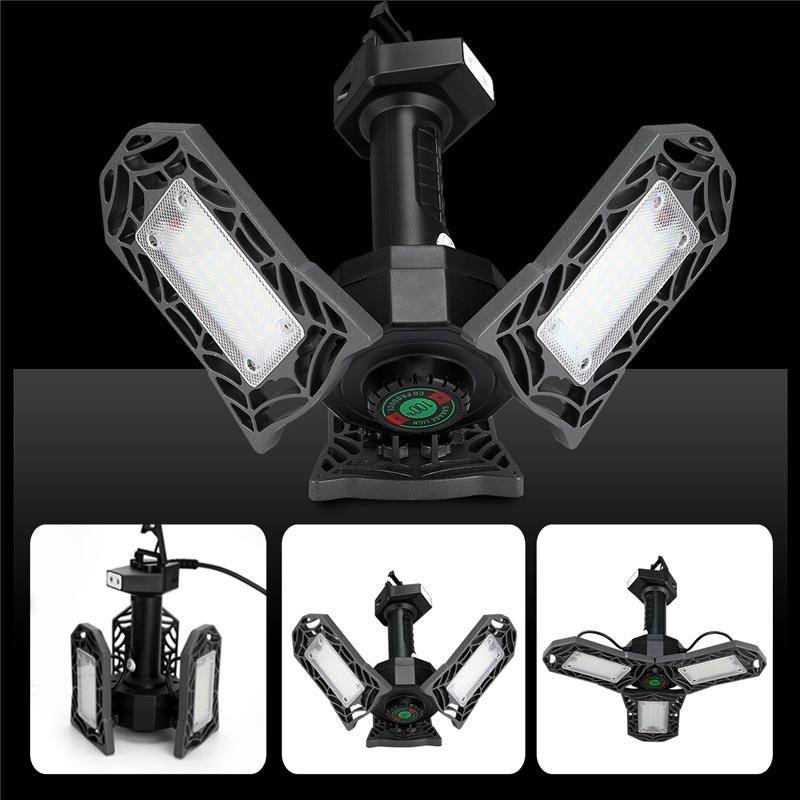 60w 80w Led Garázsbolt Work Flood Light Otthoni Mennyezeti Lámpatest Deformálható Lámpa Ac85-265v