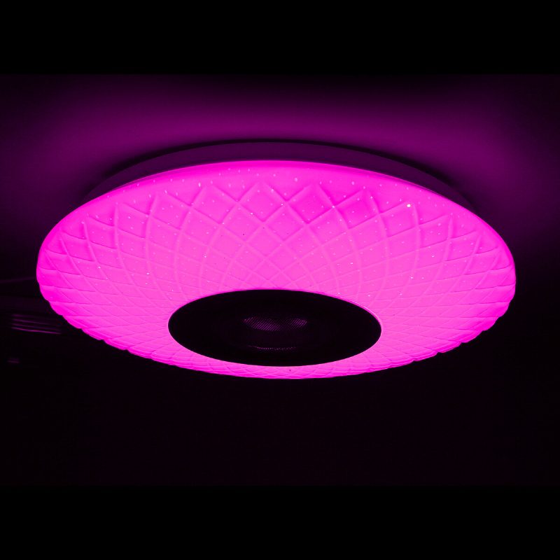 72 W Rgb Zene Színes Led Mennyezeti Fény Szabályozható Lámpa Bluetooth + App Control Ac180v~265v