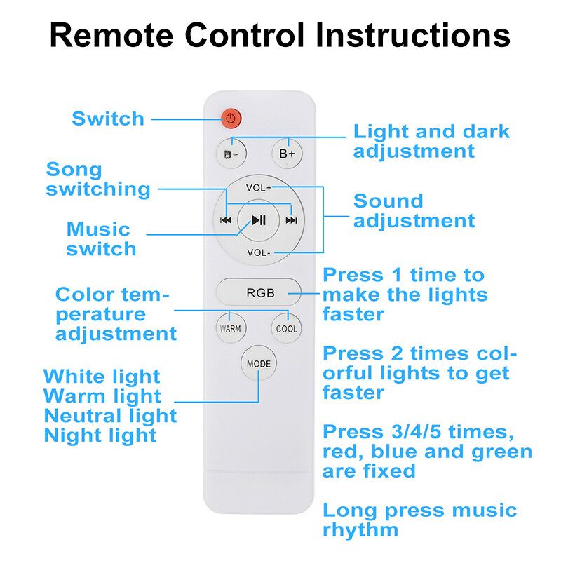 72 W Smart Led Mennyezeti Lámpa Rgb Bluetooth Zenei Hangszóró Hálószoba Fali