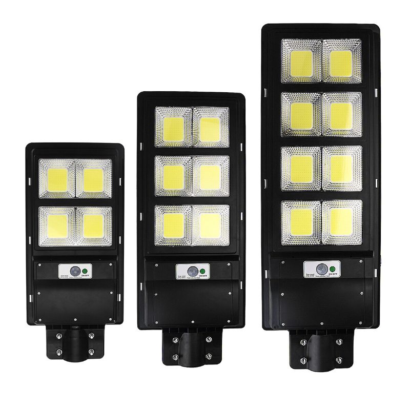 800-2000w 400/600/800 Cob Solar Wall Street Light Pir Motion Kerti Lámpa Távirányító