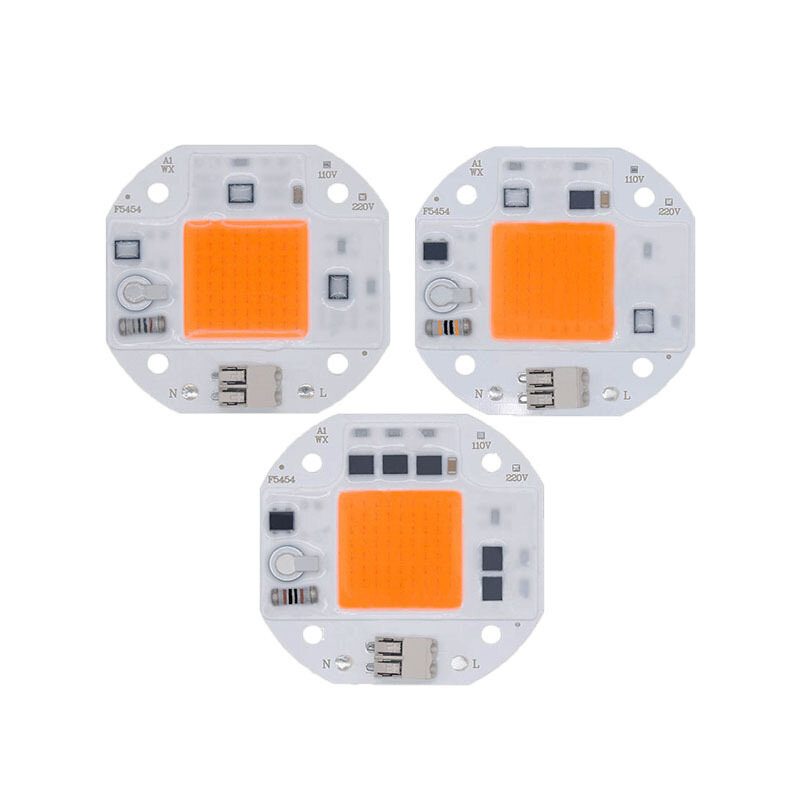 Ac110v/220v Cob Led Chip Növekedési Fényhez Teljes Spektrumú 380-780 Nm-es Növénypalánta Virág