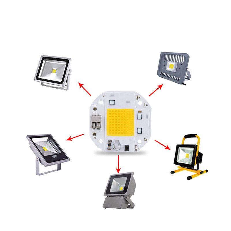 Ac110v/220v Cob Led Chip Növekedési Fényhez Teljes Spektrumú 380-780 Nm-es Növénypalánta Virág