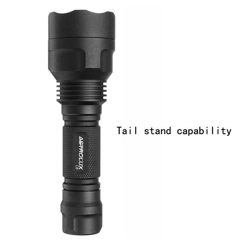 Astrolux C8 Xp-l Hi 1300lumens 7/4modes A6 Driver Tactical Edc Led Zseblámpa 18650