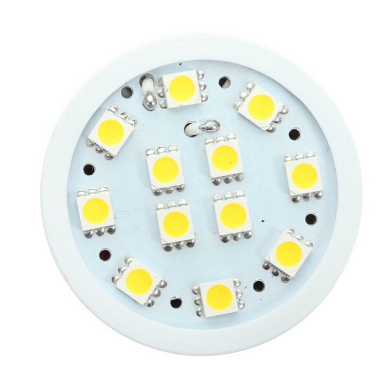 B22 10w Smd 5050 Fehér/meleg Fehér 60 Led Kukorica Izzó Ac 110v