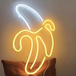 Banán Led Neonreklámfény Art Fali Lámpa Bár Kocsma Hálószoba Dekorációjához