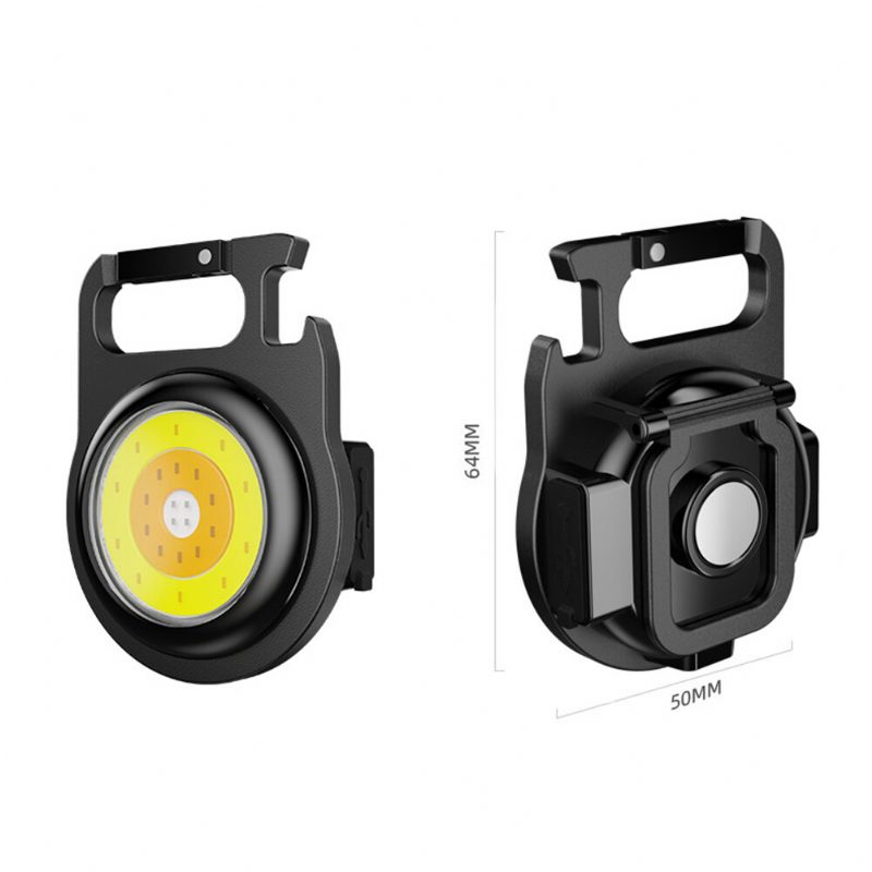 Bikight W890 Cob Led Mini Zseblámpa Kulcstartó Kemping 500lm Clip Vészhelyzeti Munkalámpa Kültéri Tartozékokhoz