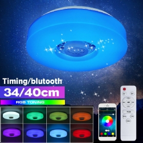 Bluetooth Led Mennyezeti Lámpa Rgb 3d Térhatású Hang Zene Szabályozható App Távirányító