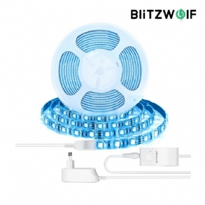 Bw-lt11 2m/5m Intelligens Alkalmazásvezérlés Rgbw Led-es Fénycsík Készlet Működés Az Amazon Alexa Google Assistant Karácsonyi Dekorációval.