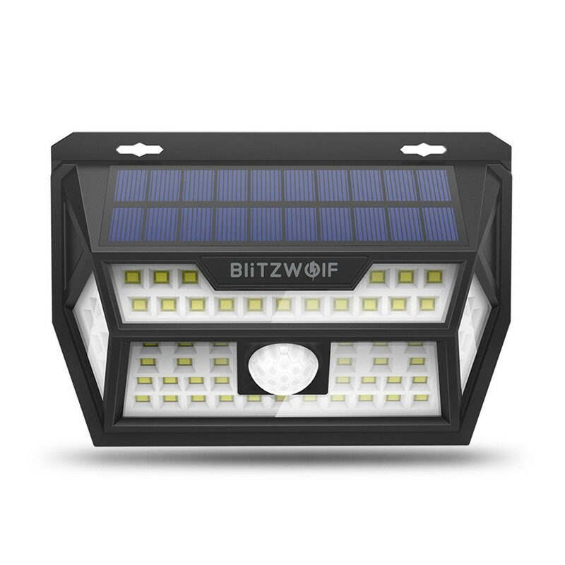 Bw-olt1 Solar Power 62 Led Pir Mozgásérzékelő Fali Lámpa Széles Szögű Vízálló Kültéri Kerti Út Udvar Biztonsági