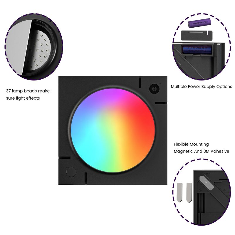 Colight Mix Ls168 Smart Led Fénypanelek Rgb Quantum Lights App Control Az Alexa Google Assistant Segítségével Működik