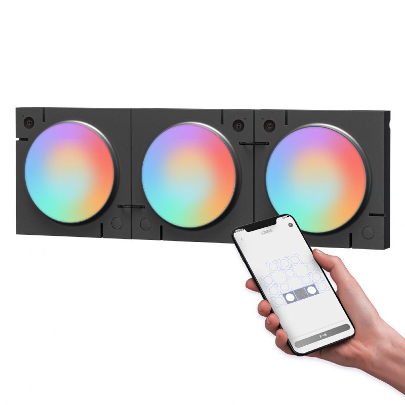 Colight Mix Ls168 Smart Led Fénypanelek Rgb Quantum Lights App Control Az Alexa Google Assistant Segítségével Működik