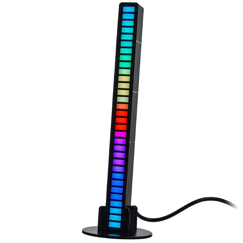 Dc 5v Hangszedő Szintű Légkör Könnyű Autó Belső Módosítás Asztali Audio Spektrum Rgb Hangvezérlés