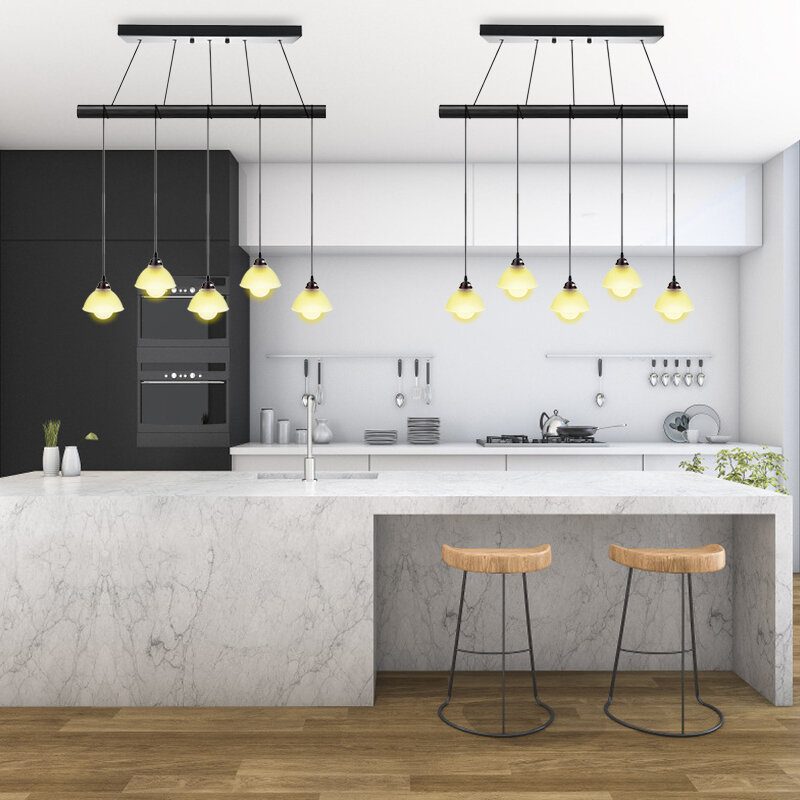 E26/e27 Függeszték Led Mennyezeti Lámpa Cafe Loft Ebédlő Tanulmányi Étterem