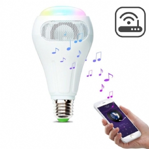 E27 12w Rgb+w+ww Smart Wifi App Control Led Izzóhangszóró Munkavégzés Alexa Ac110-240v