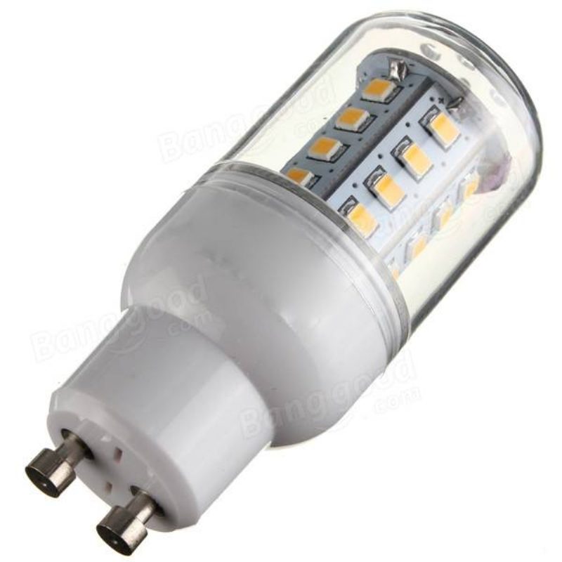 E27/e14/g9/gu10/b22 3.3w 30 Smd 2835 Led Kukorica Izzó Meleg Fehér/fehér 110v