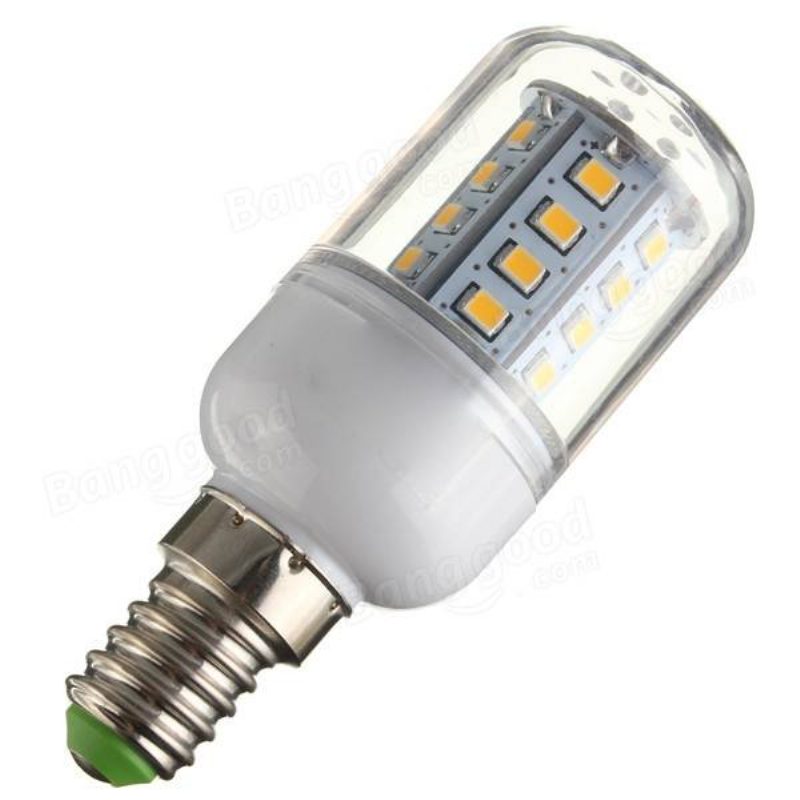 E27/e14/g9/gu10/b22 3.3w 30 Smd 2835 Led Kukorica Izzó Meleg Fehér/fehér 110v