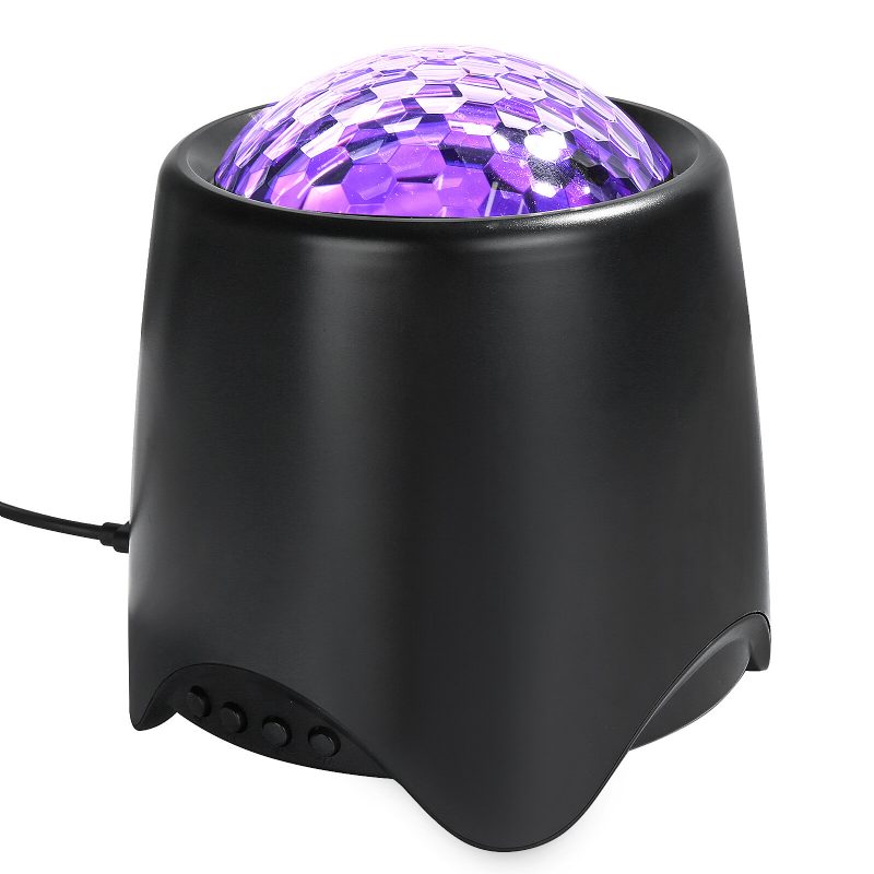 Elfeland Usb Rgb Led Galaxy Projektor Fény Starry Sky Ocean Music Éjszakai Lámpa Távirányítóval