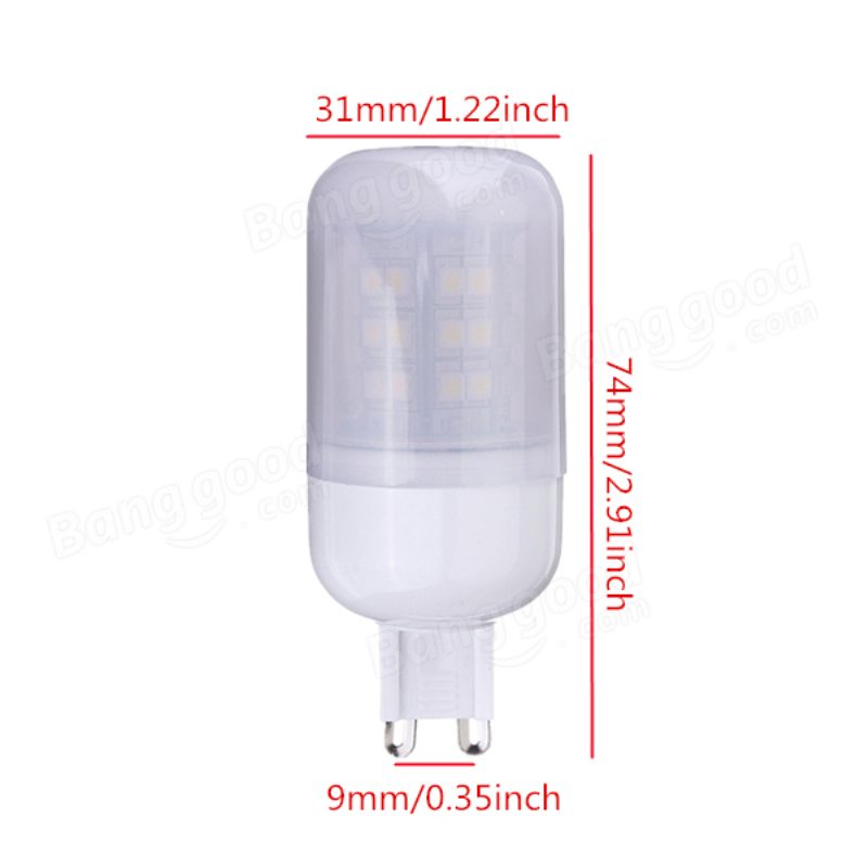 G9 3.5 W 48 Smd 3528 Ac 220 V Led Kukorica Izzók Matt Burkolattal