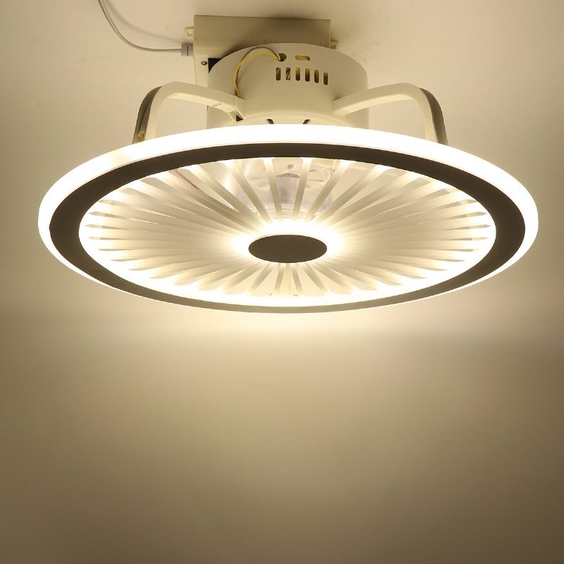 Intelligens Mennyezeti Ventilátor Lámpa 3 Színű Led Távirányítóval + Bluetooth Hangszóró