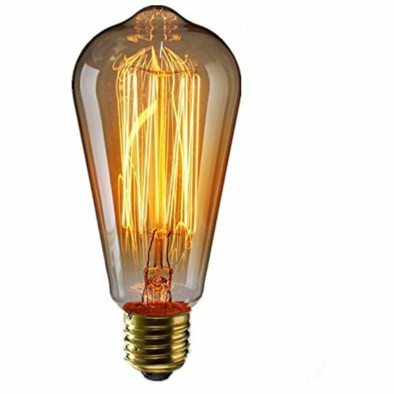 Kingso 2db 110v 60w Edison Retro Sorozat Volfrám Lámpa Egyenes Vezeték